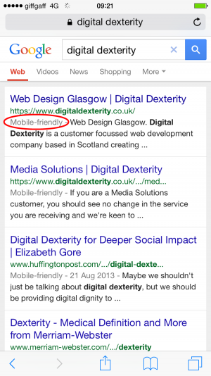 Is your site mobile friendly?